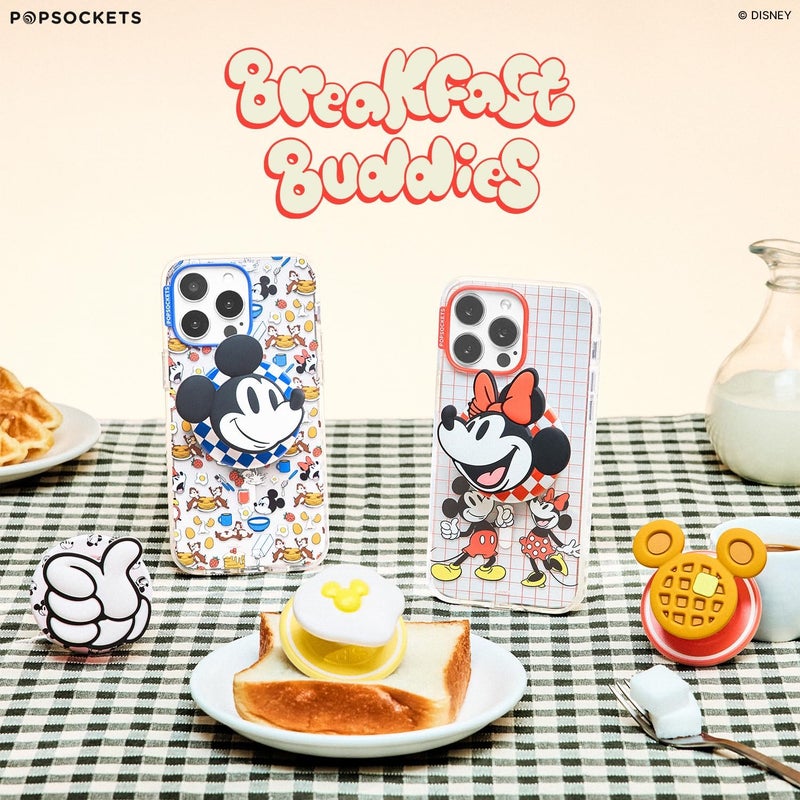 POPSOCKETS Phone Grip for MagSafe with Kickstand, Magnetic Stand, Swappable Top, Secure Hold for iPhone MagSafe Cases, Phone & Tablet Grip, Disney - Thumbs Up - Image 1